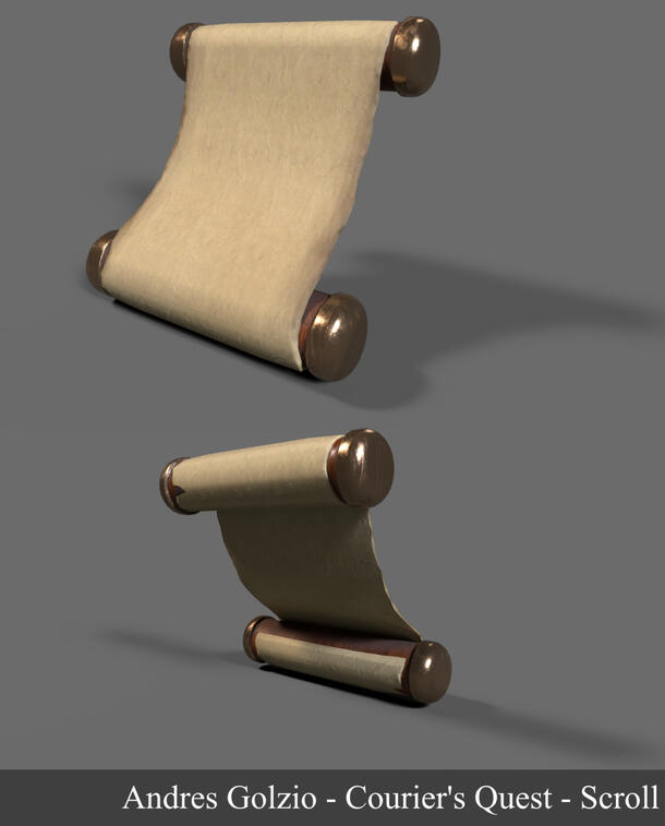 Environment lore scroll